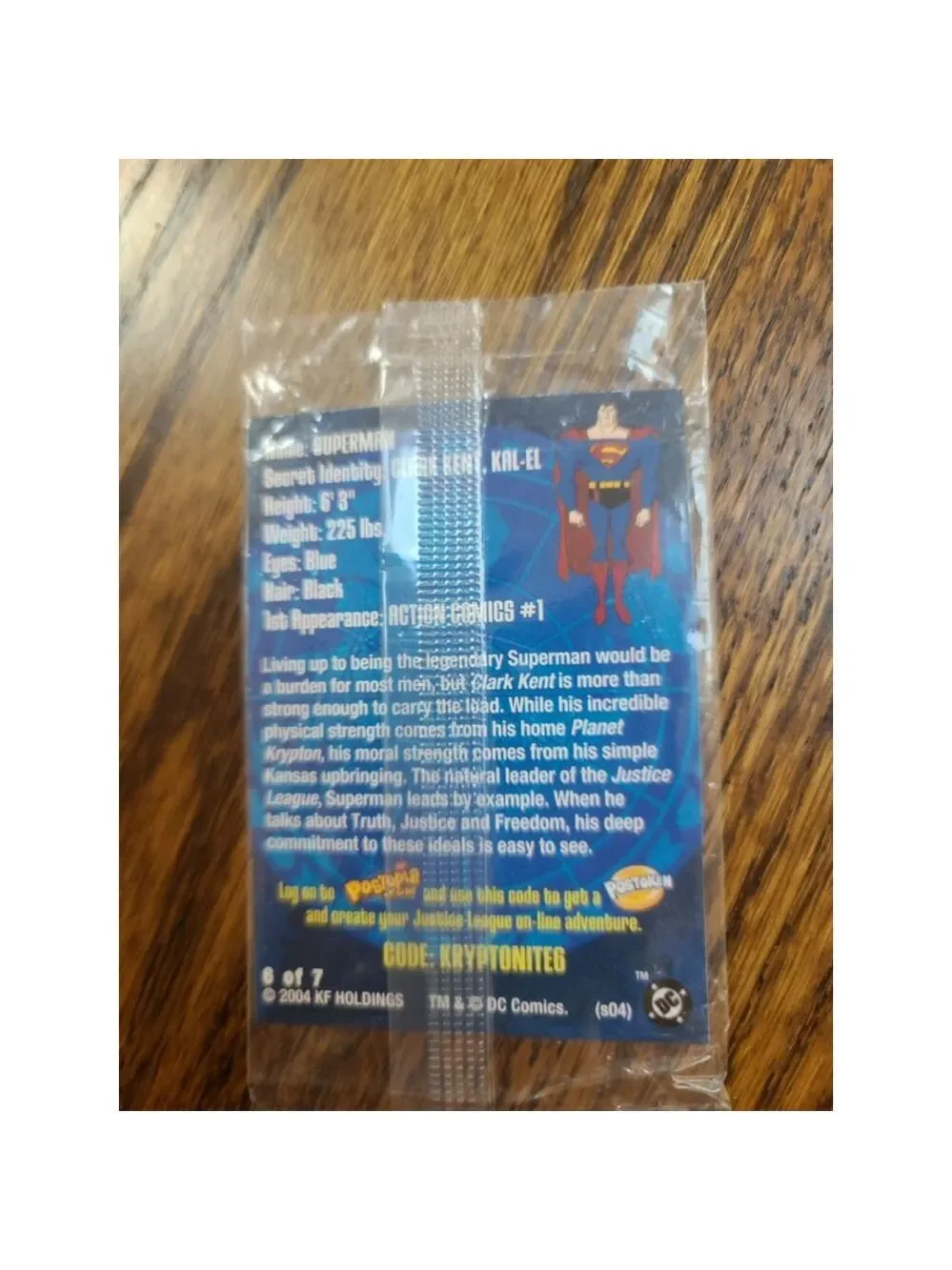 DC Comics Superman 2004 Trading Card Sealed Edition
